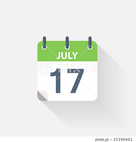 17 july calendar icon 35390401