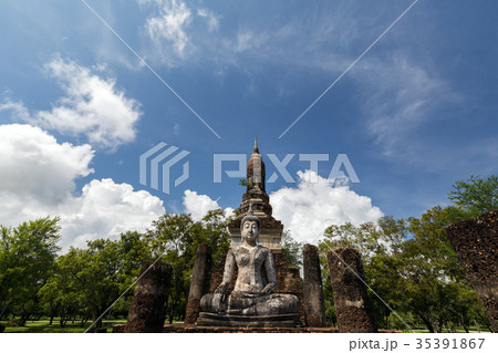 タイ国スコータイの遺跡 タイ国スコータイの遺跡 35391867