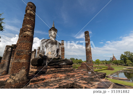 タイ国スコータイの遺跡 タイ国スコータイの遺跡 35391882