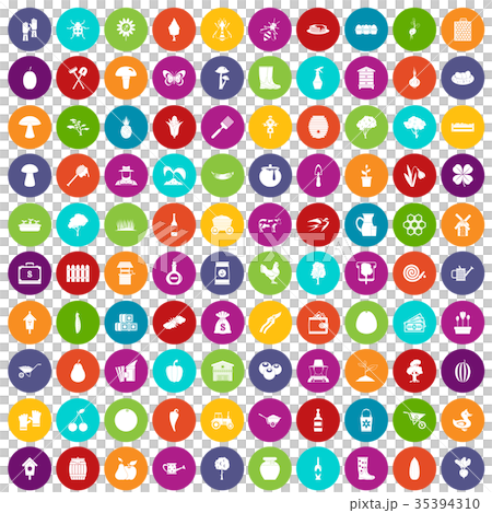 100 farming icons set color 100 farming icons set color 35394310