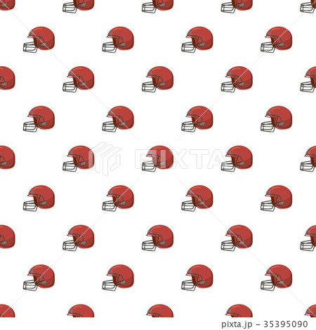 Football helmet with face mask pattern 35395090