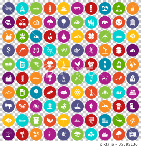 100 global warming icons set color 100 global warming icons set color 35395136