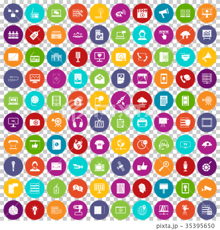 100 information technology icons set color 100 information technology icons set color 35395650