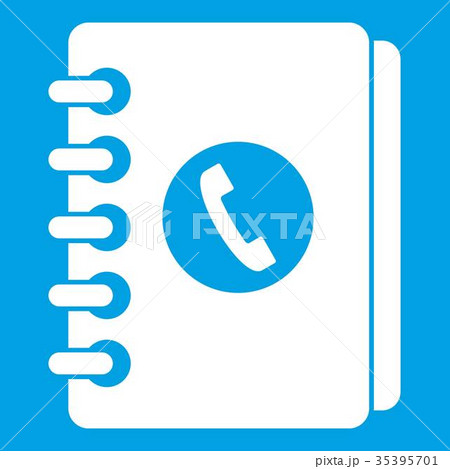 Address book icon white Address book icon white 35395701