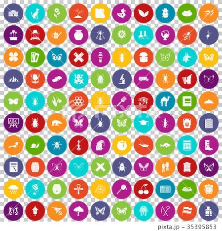 100 insects icons set color 100 insects icons set color 35395853