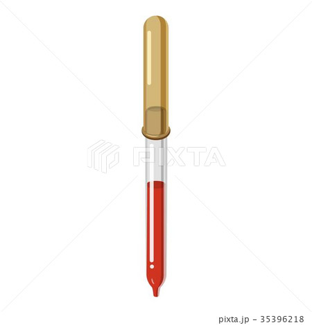 Medicine dropper icon, cartoon style Medicine dropper icon, cartoon style 35396218