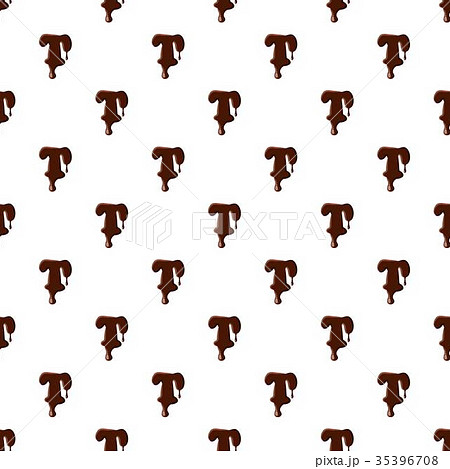 Letter T from latin alphabet made of chocolate 35396708