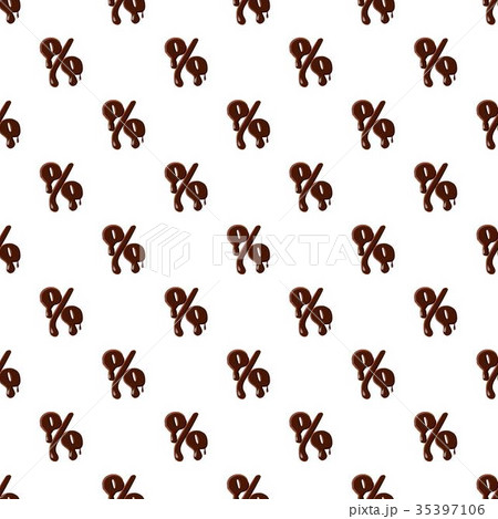Percent sign from latin alphabet made of chocolate 35397106