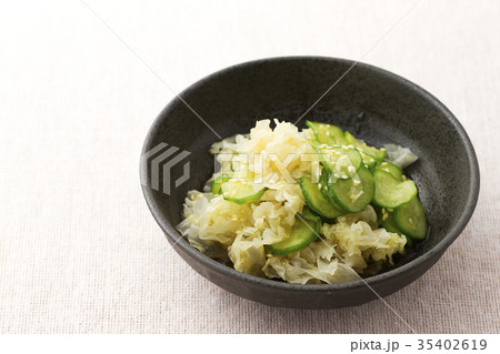 白きくらげと胡瓜の三杯酢2 35402619