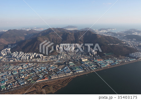 風景 航空写真 釜山 35403175