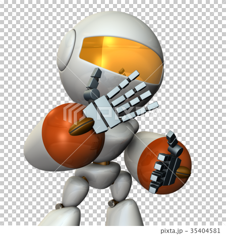 シャイでキュートなロボット 35404581