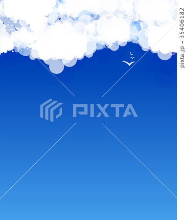 Cloud theme vector background. 35406182