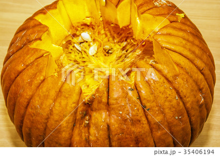 Halloween carved pumpkin Halloween carved pumpkin 35406194