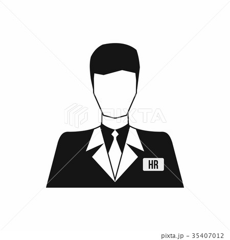 HR avatar icon, simple style HR avatar icon, simple style 35407012