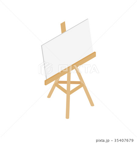 Easel icon, isometric 3d style Easel icon, isometric 3d style 35407679
