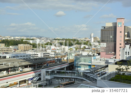 【兵庫県】明石駅前の都市風景 35407721