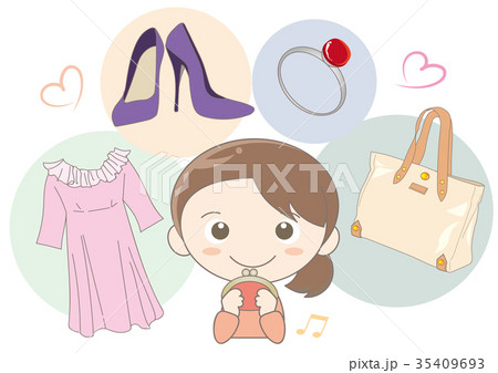 ショッピングと女性 ショッピングと女性 35409693