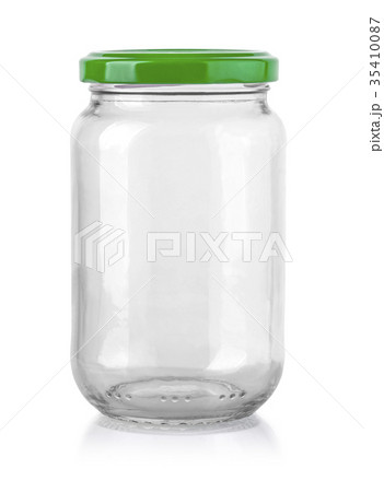 Glass jar isolated 35410087