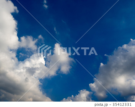 blue sky with clouds and rain clouds blue sky with clouds and rain clouds 35412331