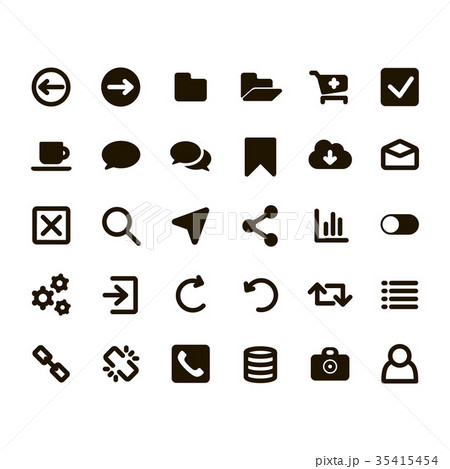 Web icons illustration 35415454
