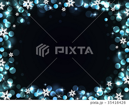 Holiday silver-blue background 35416426