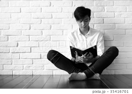 Asian student with books Asian student with books 35416701