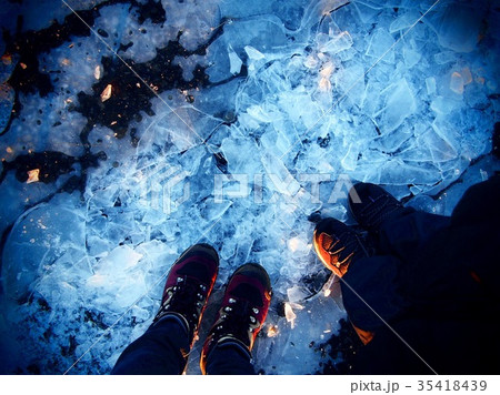 Shoes on the ice Shoes on the ice 35418439