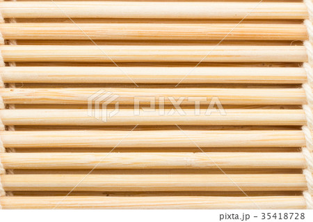 Close up Bamboo Sushi Rolling, Makisu. 35418728