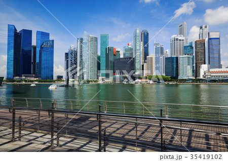 central business district building of Singapore  35419102