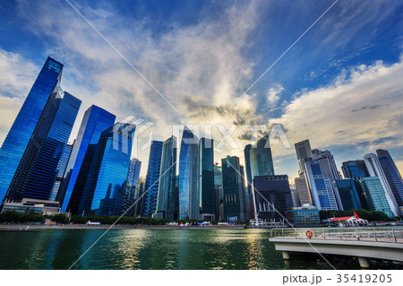 central business district building of Singapore 35419205