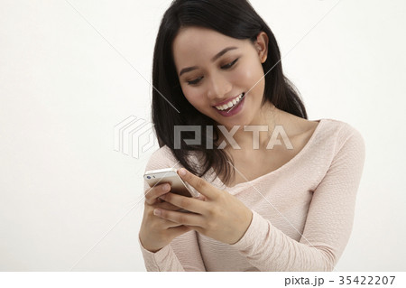 woman text messaging 35422207