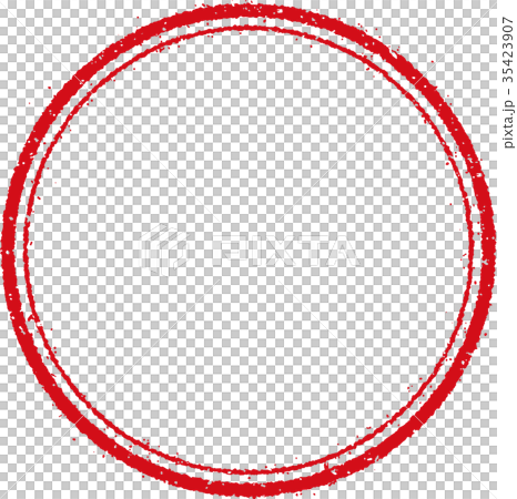 Stamp illustration icon frame (character space) 35423907