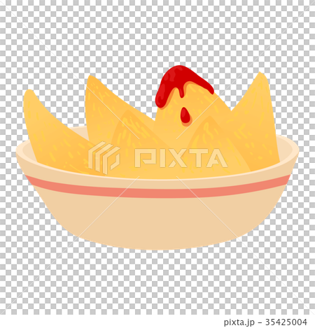 Nacho icon, cartoon style Nacho icon, cartoon style 35425004