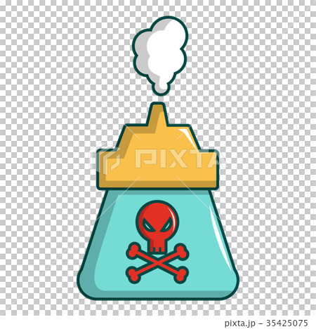 Kill pest gas icon, cartoon style Kill pest gas icon, cartoon style 35425075