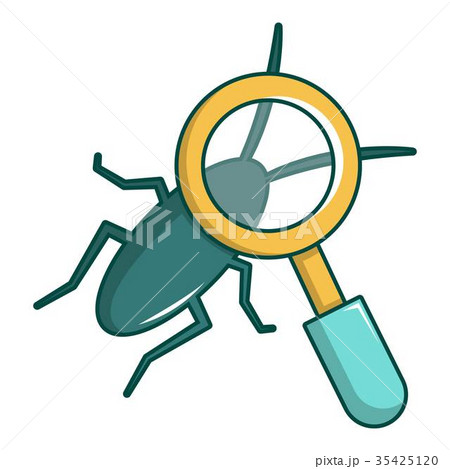 Pest control icon, cartoon style Pest control icon, cartoon style 35425120