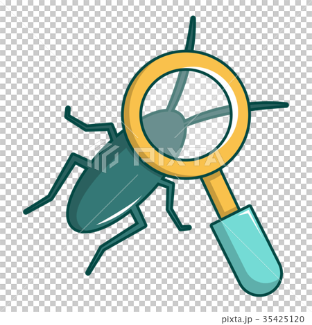 Pest control icon, cartoon style Pest control icon, cartoon style 35425120