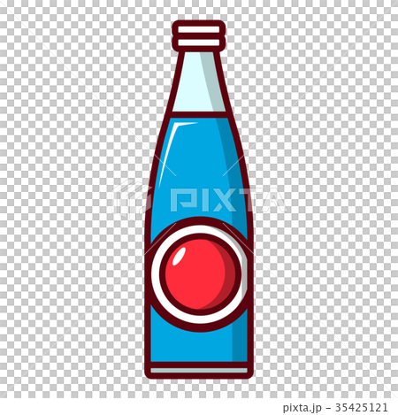 Soda bottle icon, cartoon style 35425121