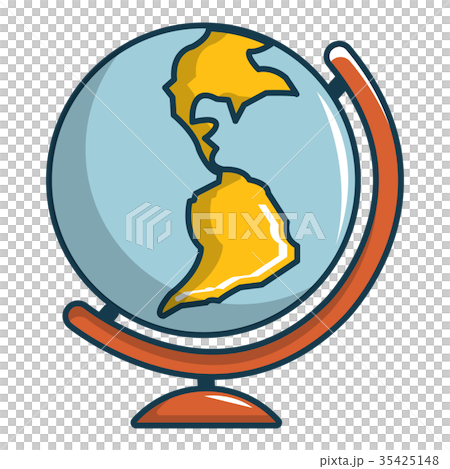 Globe icon, cartoon style Globe icon, cartoon style 35425148