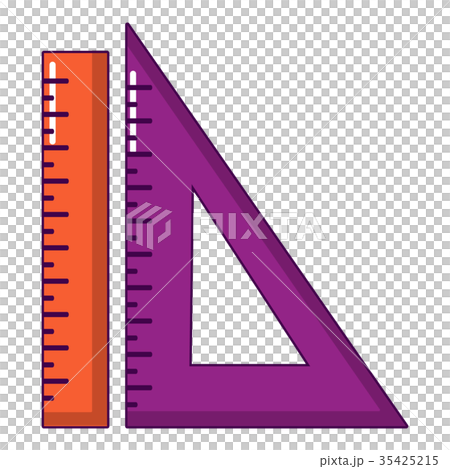 Ruler set icon, cartoon style - Stock Illustration [35425215] - PIXTA