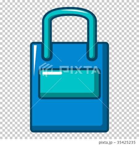 Eco bag icon, cartoon style 35425235