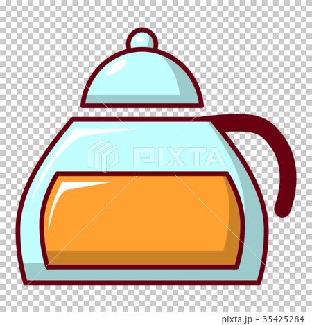 Honey in glass jar icon, cartoon style Honey in glass jar icon, cartoon style 35425284