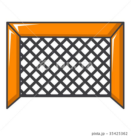 Hockey gate icon, cartoon style 35425362