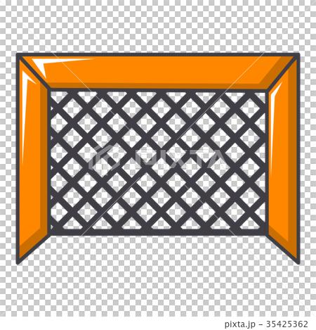 Hockey gate icon, cartoon style 35425362