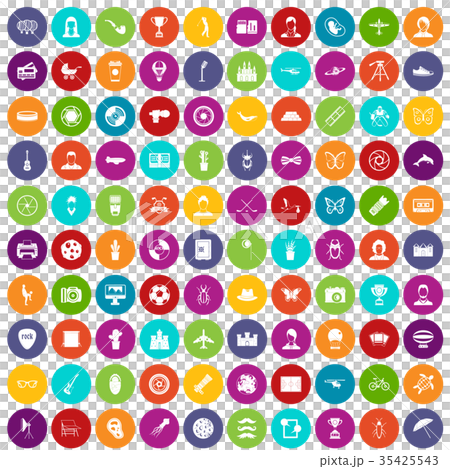 100 photo icons set color 100 photo icons set color 35425543