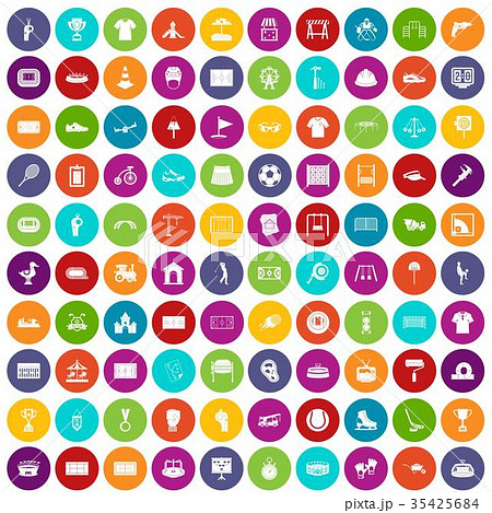 100 playground icons set color 100 playground icons set color 35425684