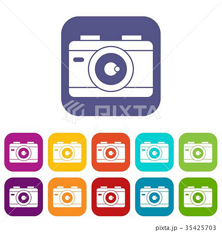 Photo camera icons set Photo camera icons set 35425703