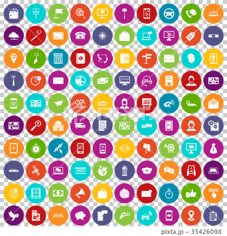 100 smartphone icons set color 100 smartphone icons set color 35426098