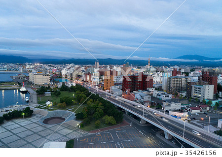 アスパム展望台から見る青森市内の風景 35426156