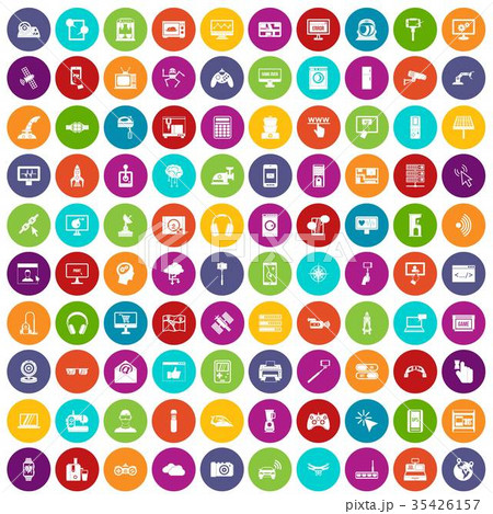 100 software icons set color 100 software icons set color 35426157