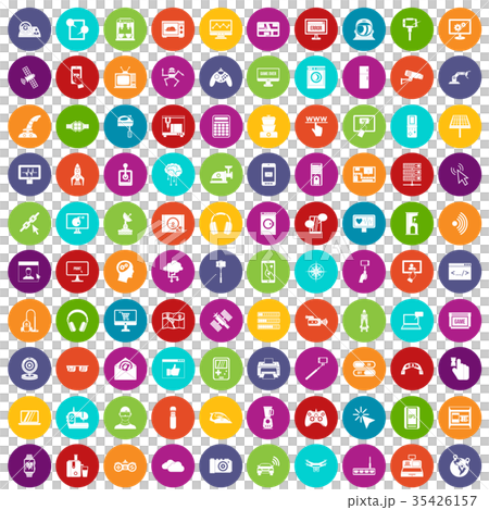 100 software icons set color 100 software icons set color 35426157